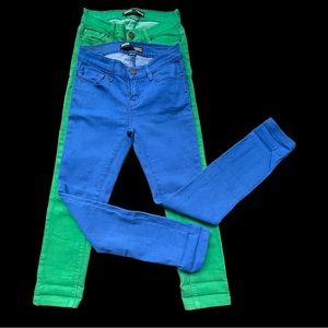 Two pairs of BDG Colored Jeans 25x30 Urban Outfitters